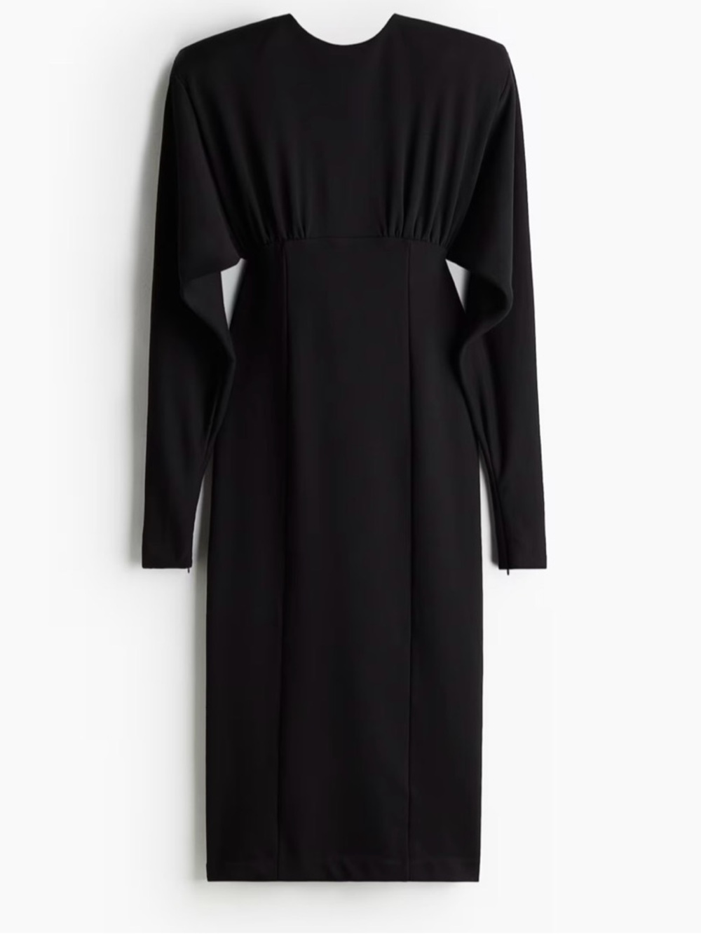 BATWING-SLEEVED SWEATSHIRT DRESS